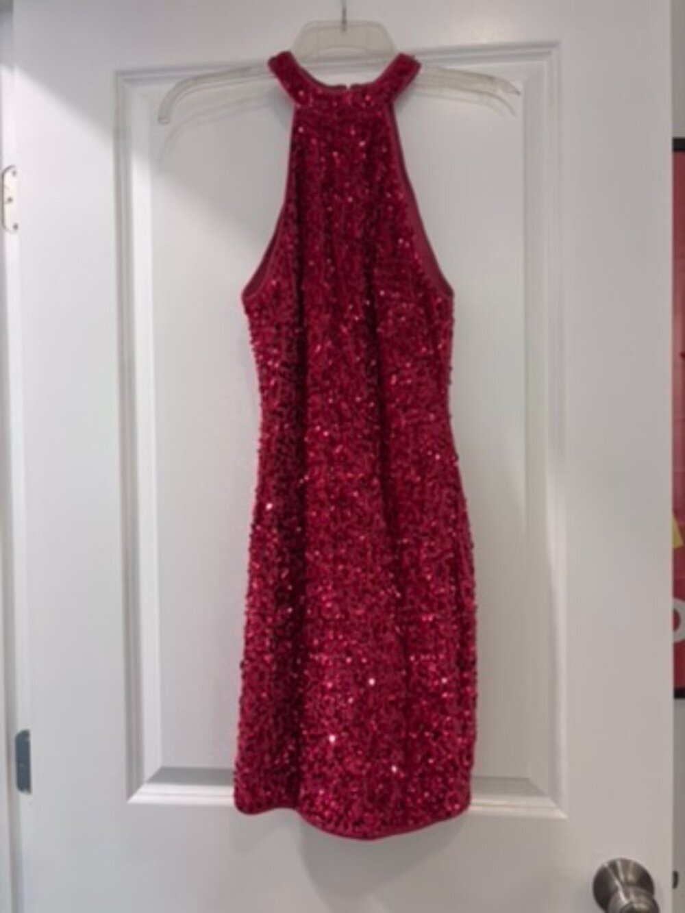 SHEIN Sequin Halter Bodycon Dress - Picture 2 of 9